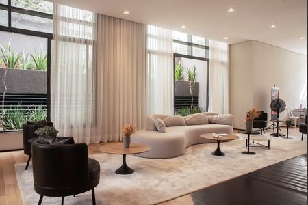 Studio à venda com 26m², 1 quarto e sem vaga Studio à venda com 26m², 1 quarto e sem vagaHall social