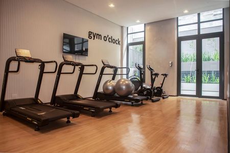 Studio à venda com 26m², 1 quarto e sem vaga Studio à venda com 26m², 1 quarto e sem vagaÁrea comum - Academia