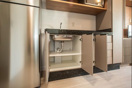 Studio à venda com 26m², 1 quarto e sem vaga Studio à venda com 26m², 1 quarto e sem vagaCozinha