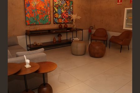 Apartamento à venda com 100m², 3 quartos e 2 vagasHall de entrada
