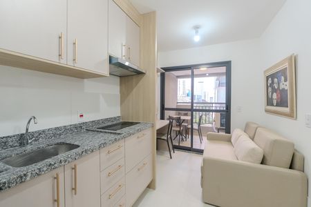 Sala de apartamento para alugar com 1 quarto, 27m² em Bela Vista, São Paulo