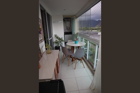 VARANDA DA SALA de apartamento para alugar com 2 quartos, 83m² em Recreio dos Bandeirantes, Rio de Janeiro
