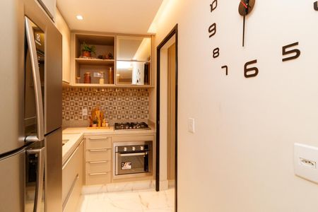 Cozinha de apartamento à venda com 1 quarto, 35m² em Tremembé, São Paulo