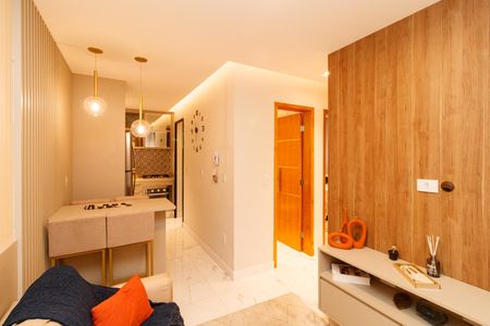 Sala de apartamento à venda com 1 quarto, 35m² em Tremembé, São Paulo