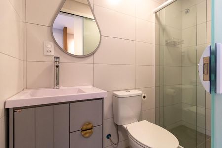 Apartamento para alugar com 34m², 1 quarto e sem vaga Apartamento para alugar com 34m², 1 quarto e sem vagaBanheiro Social