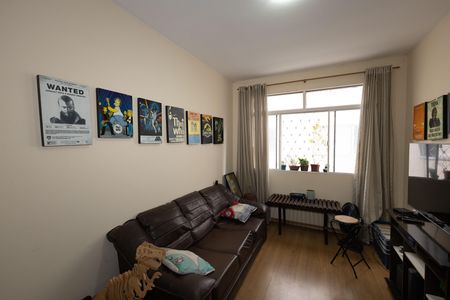 Sala de TV de apartamento à venda com 3 quartos, 90m² em São Pedro, Belo Horizonte