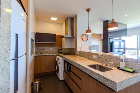 Cozinha de kitnet/studio para alugar com 1 quarto, 42m² em Cristal, Porto Alegre