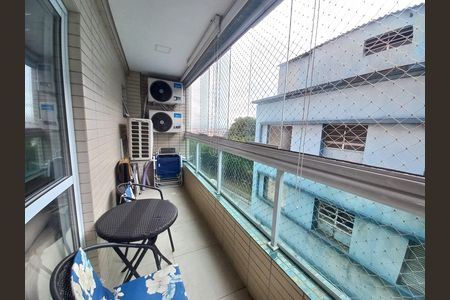 Varanda da Sala de apartamento para alugar com 2 quartos, 79m² em Itararé, São Vicente