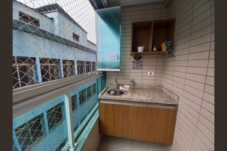 Varanda da Sala de apartamento para alugar com 2 quartos, 79m² em Itararé, São Vicente