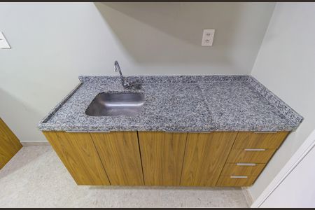 Studio para alugar com 27m², 1 quarto e sem vaga Studio para alugar com 27m², 1 quarto e sem vagaDetalhe - Cozinha
