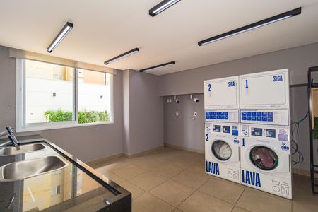 Studio para alugar com 27m², 1 quarto e sem vaga Studio para alugar com 27m², 1 quarto e sem vagaLavanderia