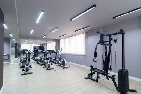 Studio para alugar com 27m², 1 quarto e sem vaga Studio para alugar com 27m², 1 quarto e sem vagaAcademia