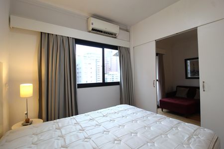Quarto Suíte de apartamento à venda com 1 quarto, 34m² em Itaim Bibi, São Paulo