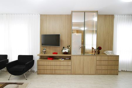 Sala de kitnet/studio para alugar com 1 quarto, 54m² em Santa Lúcia, Belo Horizonte