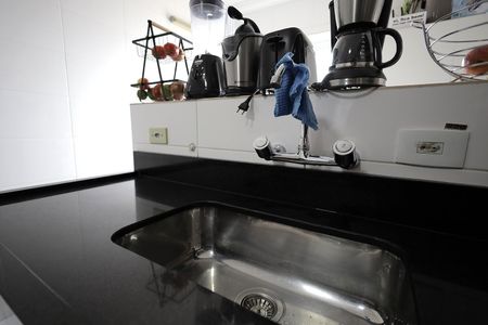 Cozinha de apartamento à venda com 3 quartos, 92m² em Parque Sao Vicente, Santo André