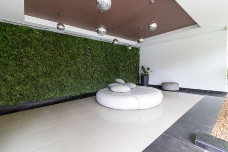 Studio para alugar com 58m², 1 quarto e 1 vaga Studio para alugar com 58m², 1 quarto e 1 vagaÁrea comum - Hall Socail