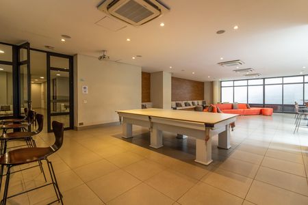 Studio para alugar com 58m², 1 quarto e 1 vaga Studio para alugar com 58m², 1 quarto e 1 vagaÁrea comum - Salão de festas