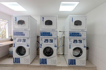 Studio para alugar com 50m², 1 quarto e 1 vagaLavanderia