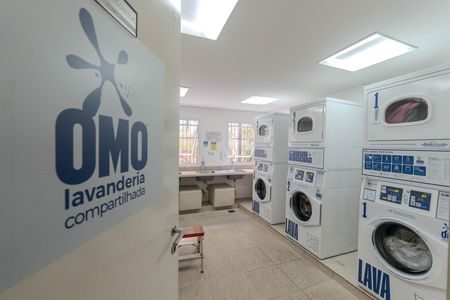 Studio para alugar com 50m², 1 quarto e 1 vagaLavanderia