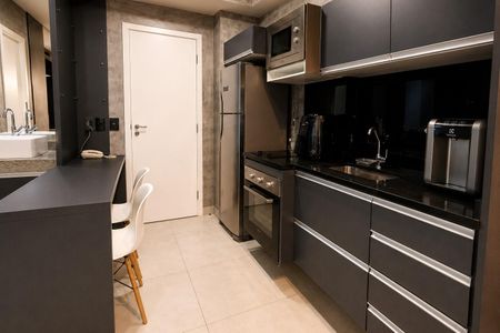 Studio à venda com 48m², 1 quarto e 1 vaga Studio à venda com 48m², 1 quarto e 1 vagaCozinha