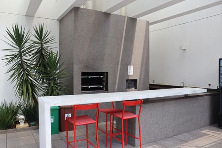 Studio à venda com 48m², 1 quarto e 1 vagaChurrasqueiras