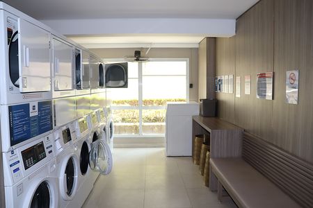 Studio à venda com 48m², 1 quarto e 1 vagaLavanderia