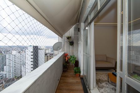 VARANDA de apartamento à venda com 4 quartos, 150m² em Gutierrez, Belo Horizonte