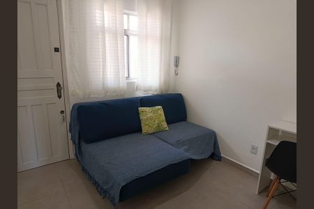 Sala de apartamento para alugar com 1 quarto, 42m² em Guilhermina, Praia Grande