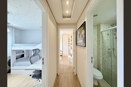 Apartamento para alugar com 68m², 2 quartos e 1 vagaCorredor Quartos