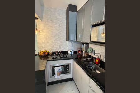 Cozinha de apartamento à venda com 2 quartos, 77m² em Ponte Sao Joao, Jundiaí