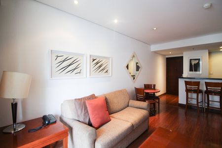 Sala de apartamento para alugar com 1 quarto, 57m² em Itaim Bibi, São Paulo