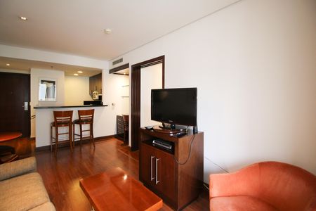 Sala de apartamento para alugar com 1 quarto, 57m² em Itaim Bibi, São Paulo