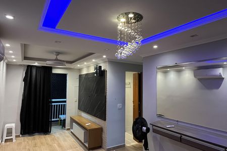 Sala de apartamento para alugar com 2 quartos, 35m² em Morro Nova Cintra, Santos