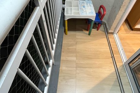 Varanda da Sala de apartamento para alugar com 2 quartos, 35m² em Morro Nova Cintra, Santos