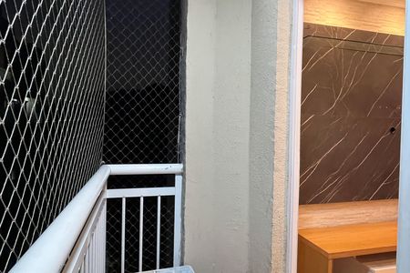 Varanda da Sala de apartamento para alugar com 2 quartos, 35m² em Morro Nova Cintra, Santos