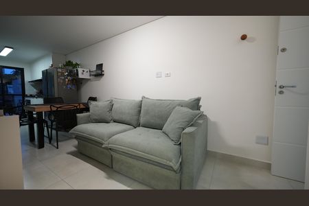 Sala de apartamento à venda com 2 quartos, 70m² em Jardim Bela Vista, Santo André