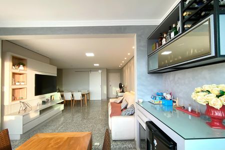 Varanda da Sala de apartamento à venda com 4 quartos, 113m² em Nova Granada, Belo Horizonte