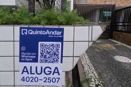 Apartamento para alugar com 48m², 1 quarto e 1 vagaFachada | Adesivo/Placa Quintoandar instalado 
