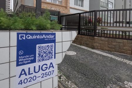 Apartamento para alugar com 48m², 1 quarto e 1 vagaFachada | Adesivo/Placa Quintoandar instalado 