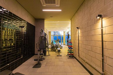 Studio para alugar com 21m², 1 quarto e sem vaga Studio para alugar com 21m², 1 quarto e sem vagaÁrea comum - Academia