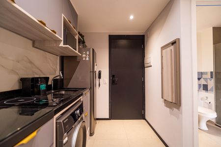 Studio para alugar com 21m², 1 quarto e sem vaga Studio para alugar com 21m², 1 quarto e sem vagaCozinha
