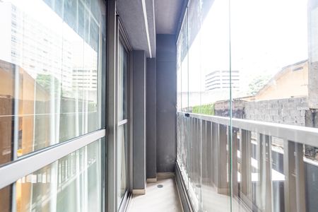 Studio para alugar com 21m², 1 quarto e sem vaga Studio para alugar com 21m², 1 quarto e sem vagaSacada
