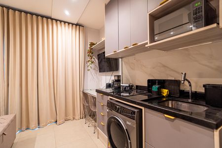 Studio para alugar com 21m², 1 quarto e sem vaga Studio para alugar com 21m², 1 quarto e sem vagaCozinha