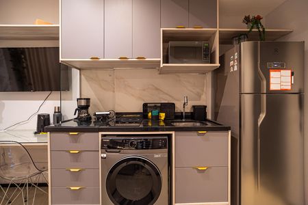 Studio para alugar com 21m², 1 quarto e sem vaga Studio para alugar com 21m², 1 quarto e sem vagaCozinha