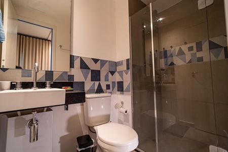 Studio para alugar com 21m², 1 quarto e sem vaga Studio para alugar com 21m², 1 quarto e sem vagaBanheiro