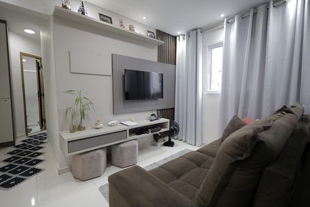 Sala de apartamento à venda com 2 quartos, 80m² em Vila Guaraciaba, Santo André