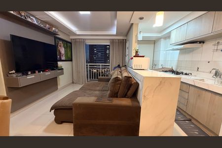 Sala de apartamento à venda com 2 quartos, 59m² em Parque Amazonia, Goiânia