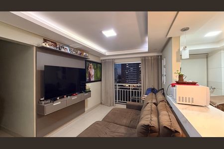 Sala de apartamento à venda com 2 quartos, 59m² em Parque Amazonia, Goiânia