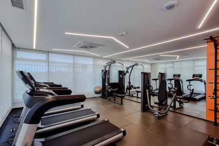 Studio para alugar com 27m², 1 quarto e sem vaga Studio para alugar com 27m², 1 quarto e sem vagaÁrea comum - Academia