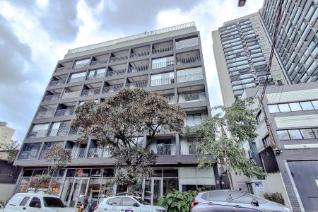 Studio para alugar com 27m², 1 quarto e sem vaga Studio para alugar com 27m², 1 quarto e sem vagaFachada - Plaquinha